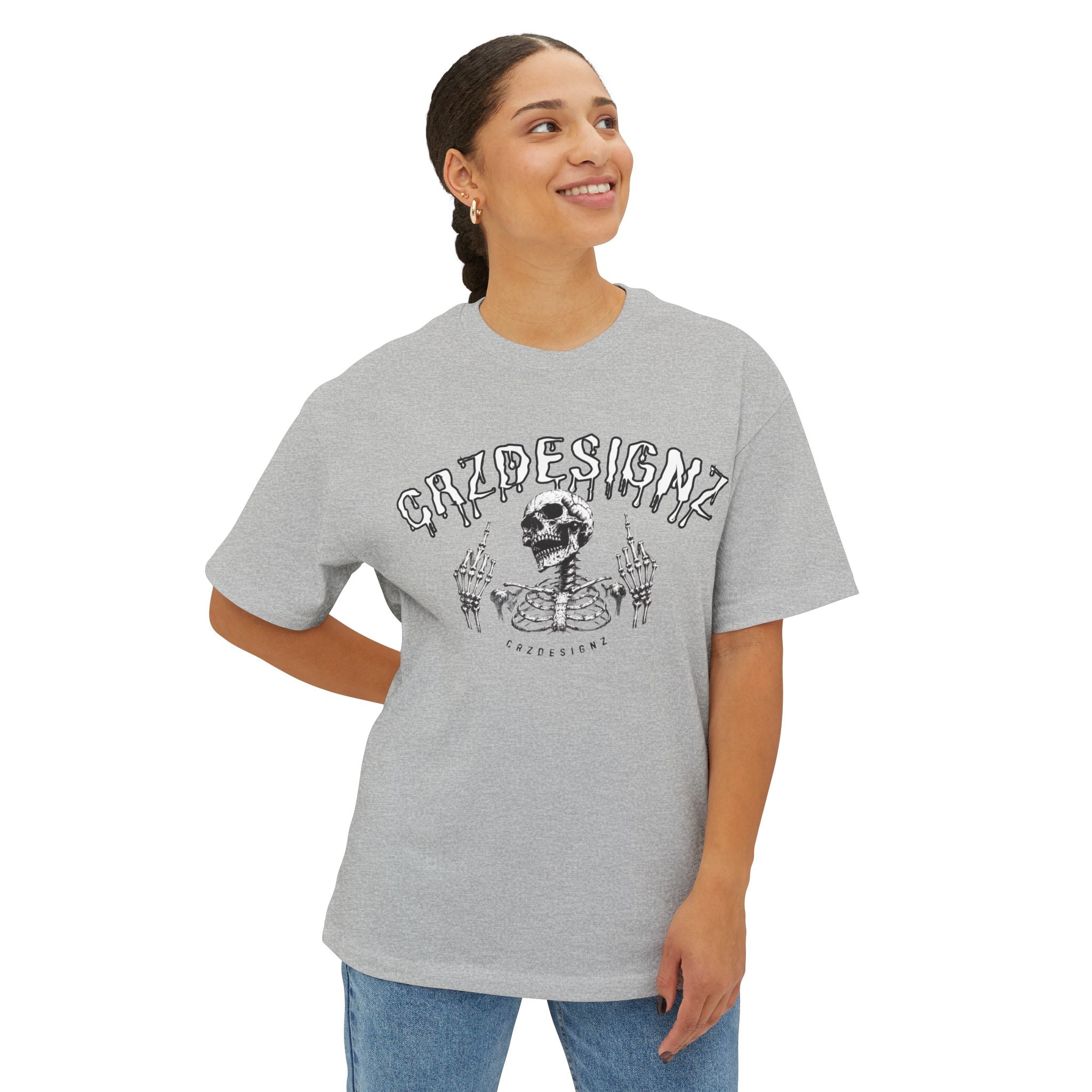 Brand Logo Unisex Oversized Boxy Tee
