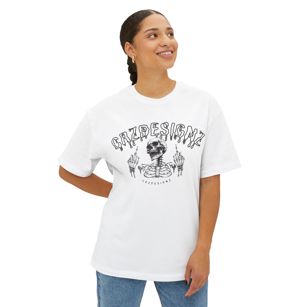 Brand Logo Unisex Oversized Boxy Tee
