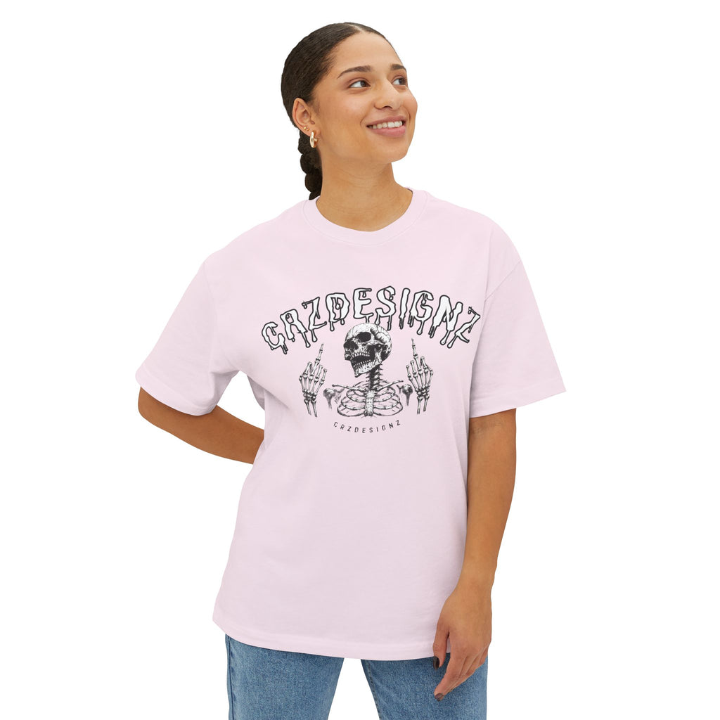 Brand Logo Unisex Oversized Boxy Tee